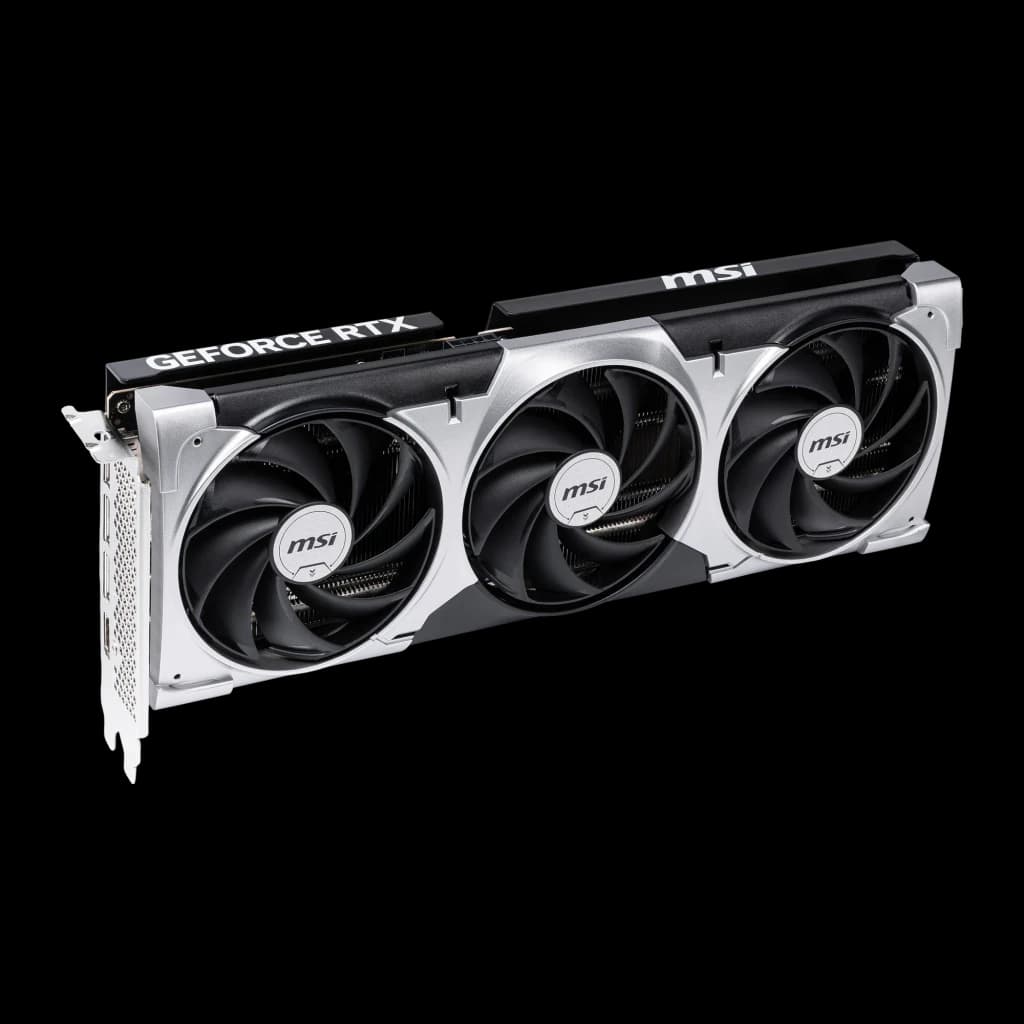 MSI Tarjeta Gráfica GeForce RTX 5060 Ti VENTUS 3X OC 16 GB GDDR7 negro, gris - consumo energético (TDP) = 180 W con fuente
