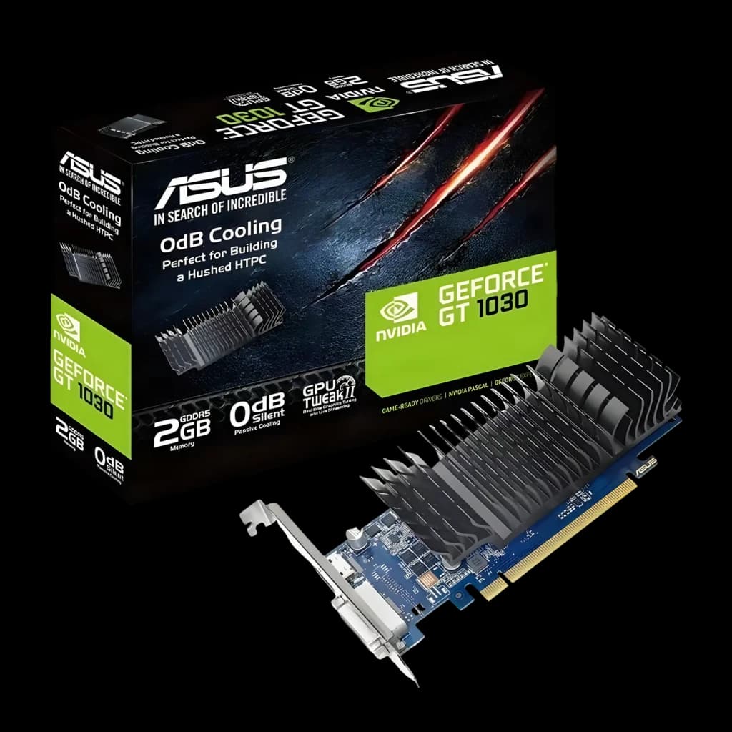 ASUS Tarjeta Gráfica GeForce GT 710 EVO 2 GB GDDR5 negro - vista principal