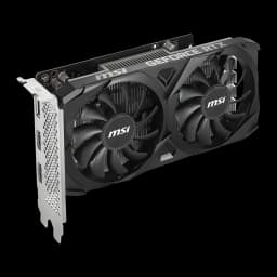 MSI Tarjeta gráfica GeForce RTX 3050 Ventus 2X E OC 6 GB GDDR6 negro - interfaz = PCI Express x8 4.0 | necesitas una placa