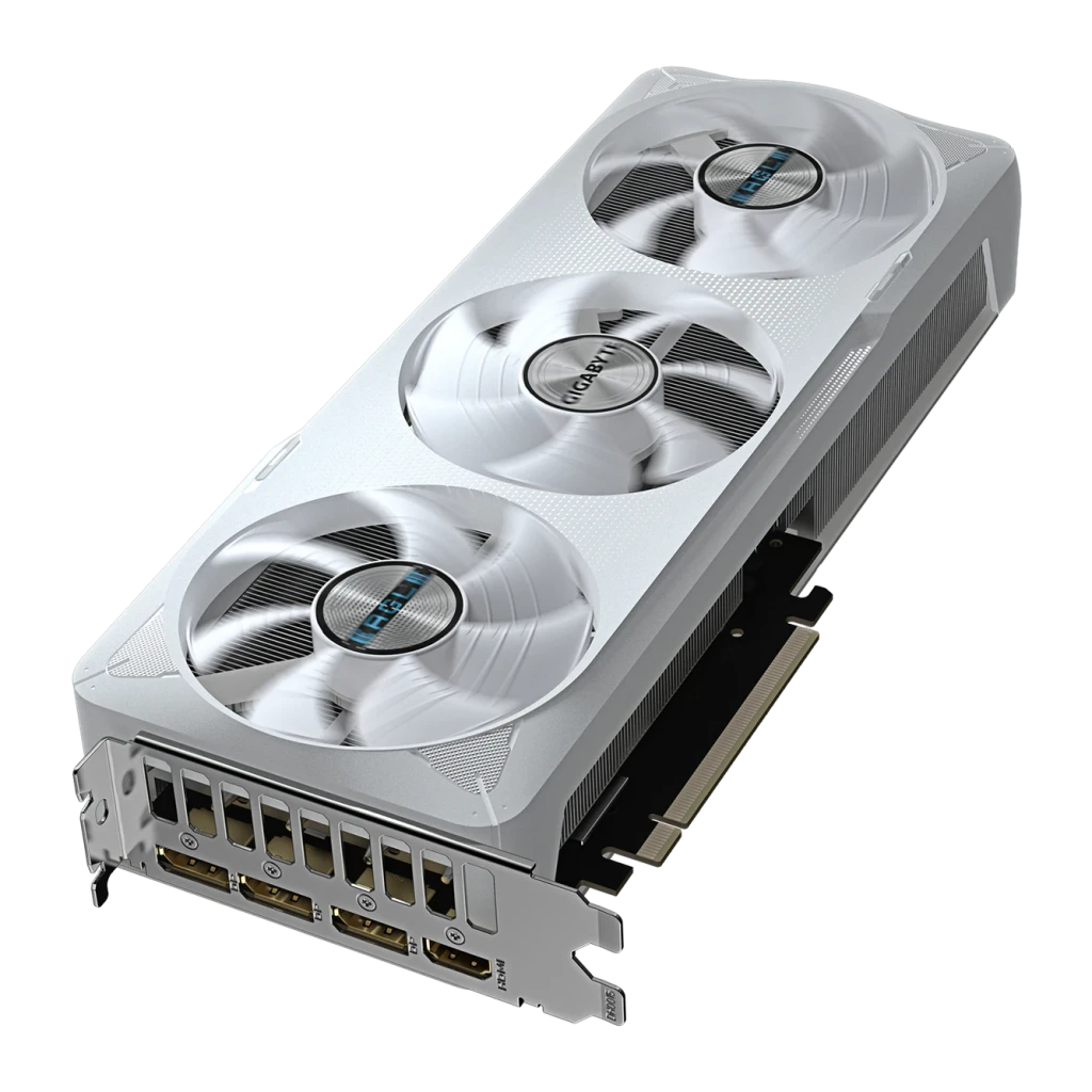 Gigabyte Tarjeta Gráfica GeForce RTX 5070 Eagle OC ICE SFF 12 GB GDDR7 blanco - memoria = 12 GB GDDR7 a 28000 MHz, bus de 192