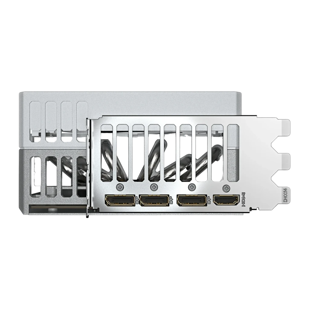 Gigabyte Tarjeta Gráfica Aorus GeForce RTX 5090 Master Ice 32 GB GDDR7 blanco - salidas de vídeo = 3x DisplayPort 2.1a + 1x