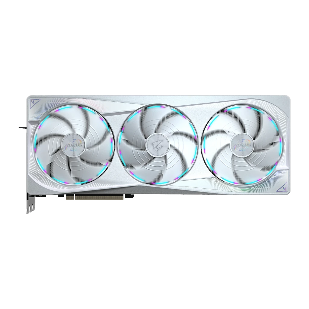 Gigabyte Tarjeta Gráfica Aorus GeForce RTX 5080 Master Ice 16 GB blanco - memoria VRAM = 16 GB GDDR7 256 bit | cantidad y