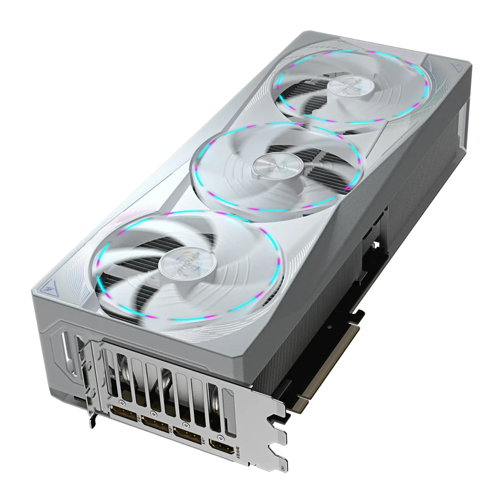 Gigabyte Tarjeta Gráfica Aorus GeForce RTX 5080 Master Ice 16 GB blanco - fuente de alimentación mínima recomendada = 850 W |