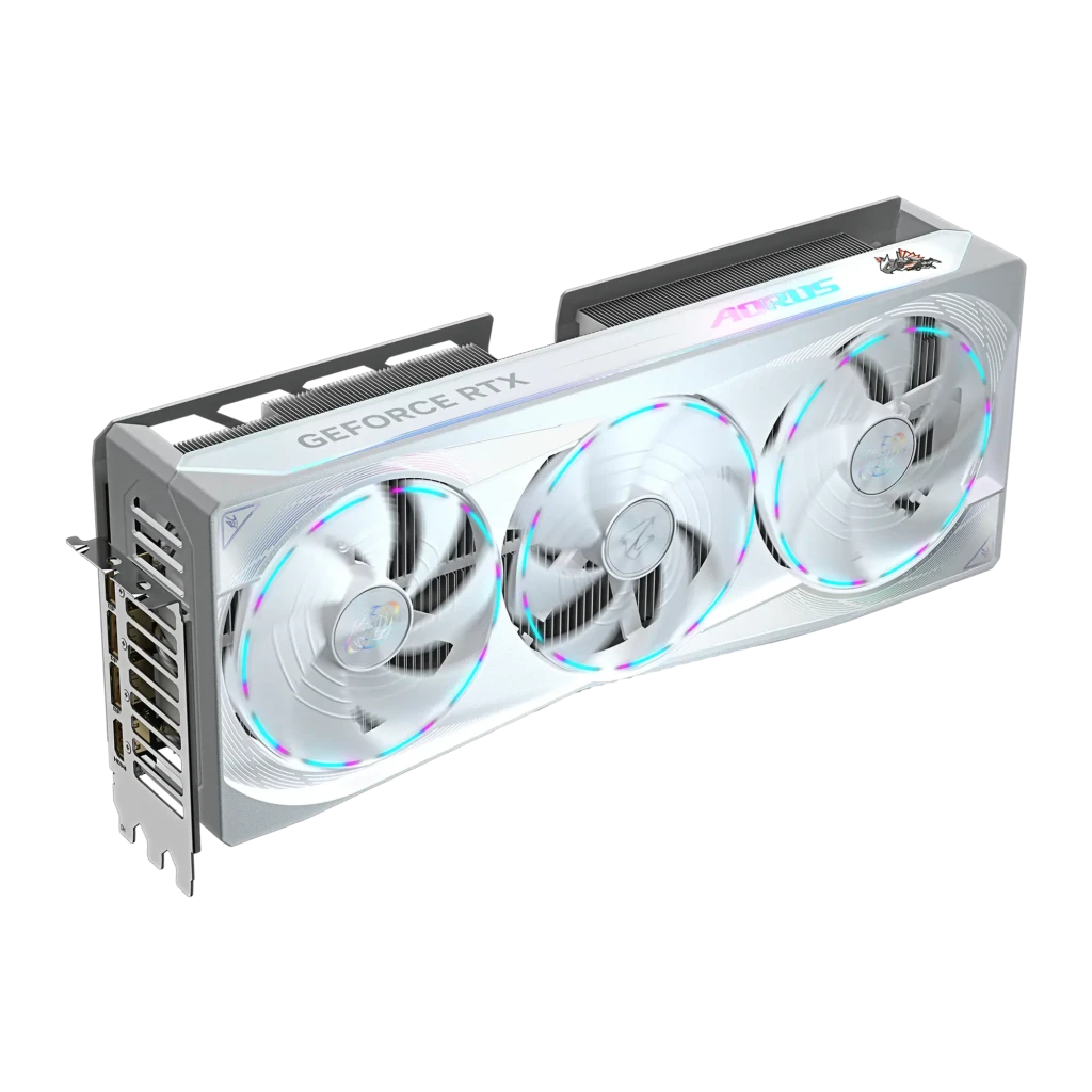 Gigabyte Tarjeta Gráfica Aorus GeForce RTX 5080 Master Ice 16 GB blanco - conector de alimentación = 1x 16-pin | los sistemas