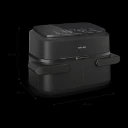 Philips Freidora de aire 1000 Series NA150/00 Doble 7 L 2450 W Negro - detalle