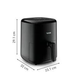 Tefal Freidora de aire Easy Fry EY1458 3 L 1300 W Negro - control = táctil con pantalla LCD y 10 programas predefinidos |