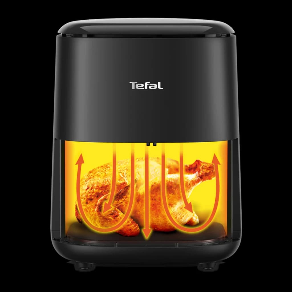Tefal Freidora de aire Easy Fry EY1458 3 L 1300 W Negro - potencia = 1300 W | nivel de potencia que es de los más ajustados