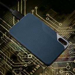 Intenso SSD portátil TX100 2 TB USB 3.2 Gen 1 azul, cinzento - detalhe 3