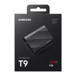 Samsung SSD Portátil T9 4 TB noir - vue principale