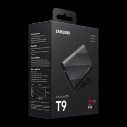 Samsung SSD Portátil T9 4 TB noir - détail 2