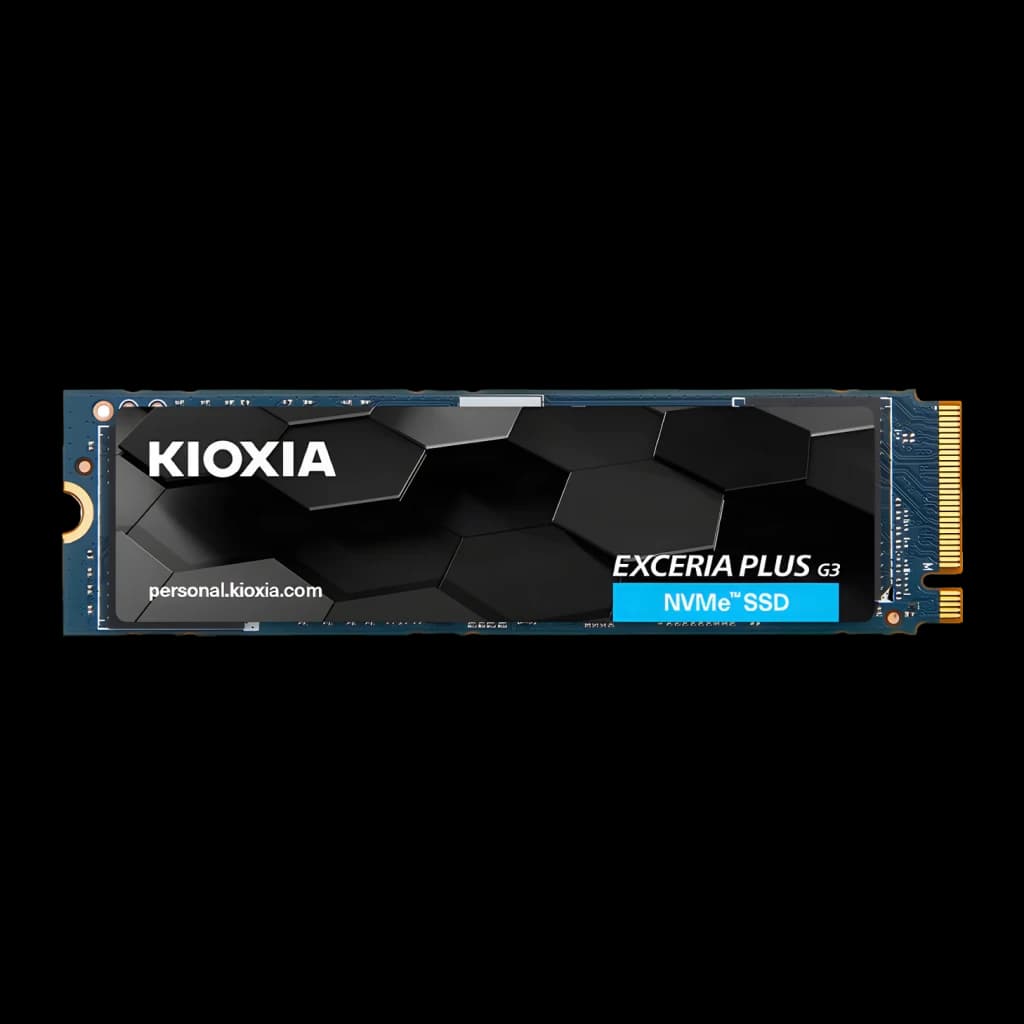 Kioxia SSD Exceria Plus G3 2 TB NVMe PCIe 4.0 M.2 2280 - detalhe