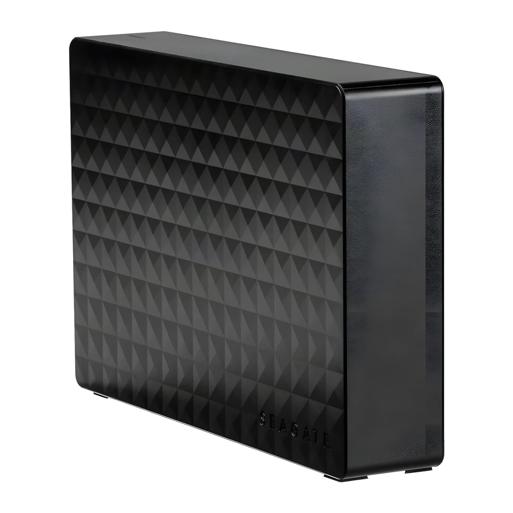 Seagate Expansion Desktop 3.5\ 6tb preto - detalhe