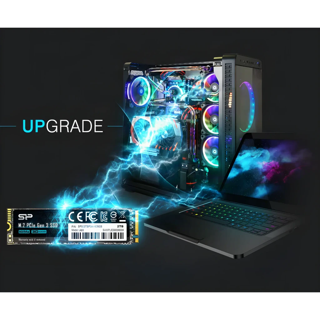 Silicon Power SSD A60 512 GB M.2 PCIe Gen3 - vue principale - Ítem2