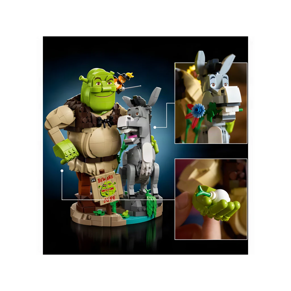 LEGO Set de Construcción Icons 72423 Shrek, Burro y El Gato con Botas - vista principal - Ítem5