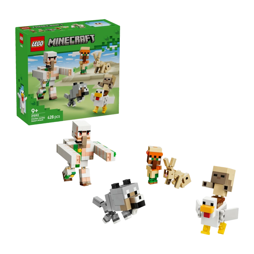 LEGO Set de construcción Minecraft 21592 Ataque del Jinete de Pollo en el Desierto - vista principal - Ítem1