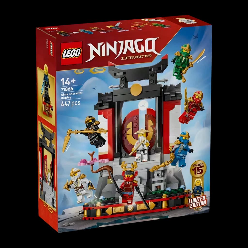 LEGO Juego de construcción Ninjago 71866 15º Aniversario: Personajes Ninja para Exponer - vista principal