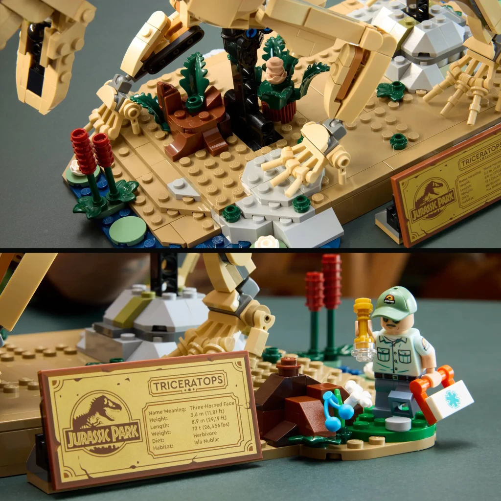 LEGO Jurassic World 77985 Fósiles de Dinosaurio: Triceratops - que pertenece a la línea de sets para adultos de LEGO Jurassic