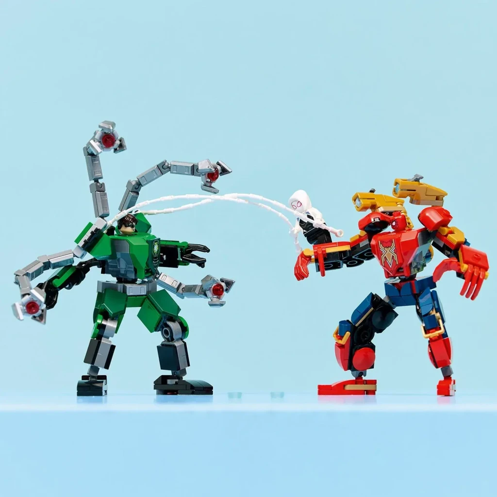 LEGO Set de construcción Marvel 76338 Mech Duel: Spider-Man vs. Doc Ock - vista principal - Ítem3