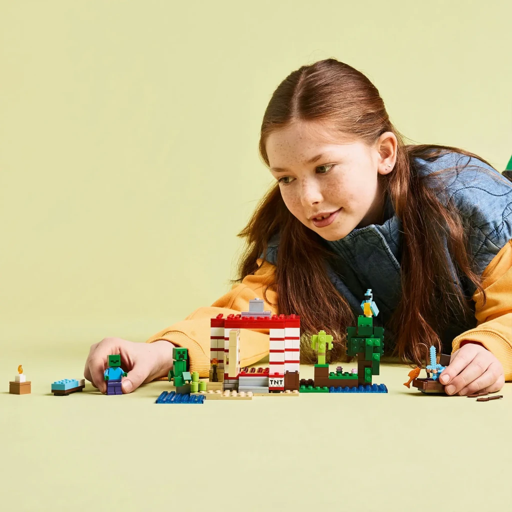 LEGO Minecraft 21275 La Casa TNT de la Jungla marron - vista principal - Ítem5