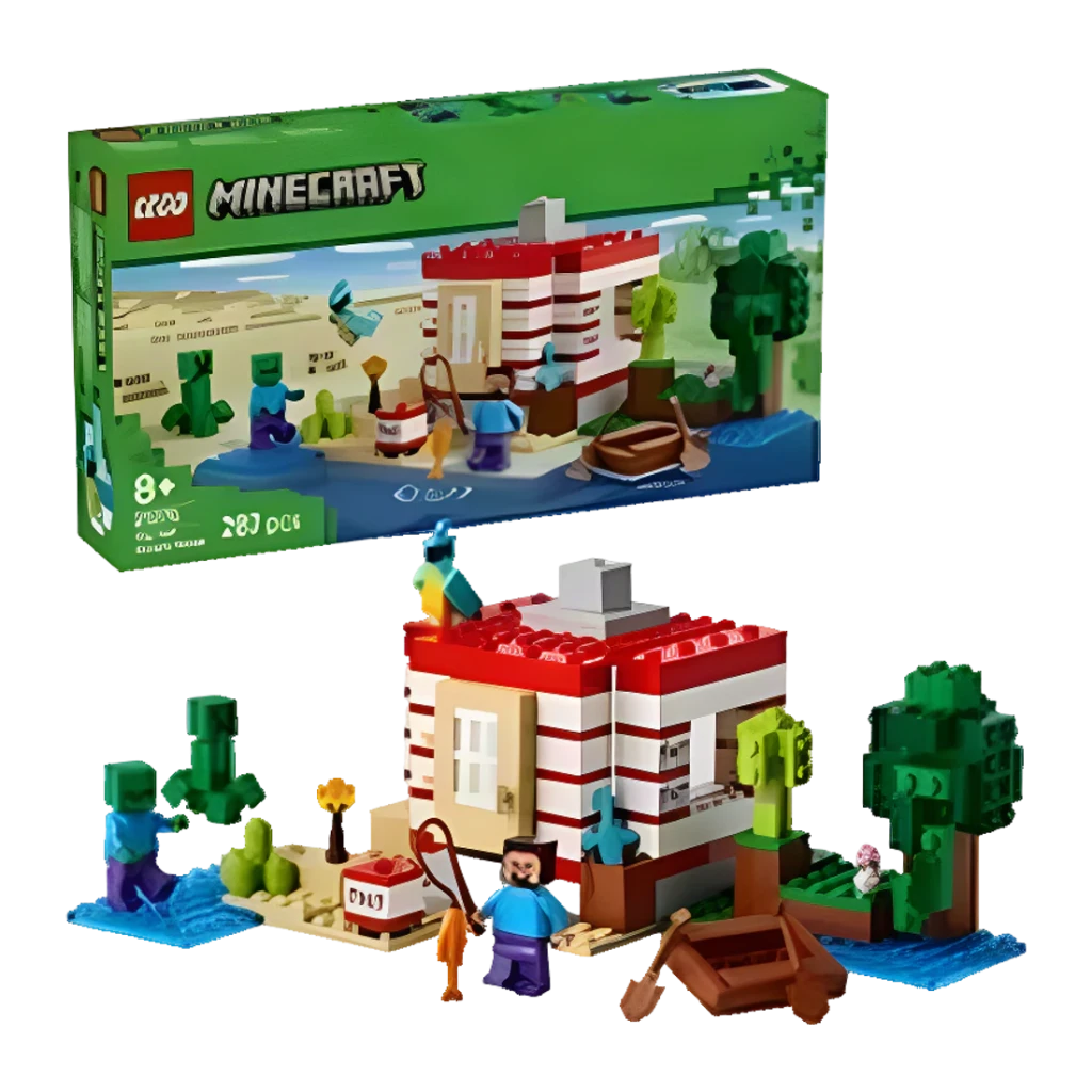 LEGO Minecraft 21275 La Casa TNT de la Jungla marron - vista principal - Ítem1
