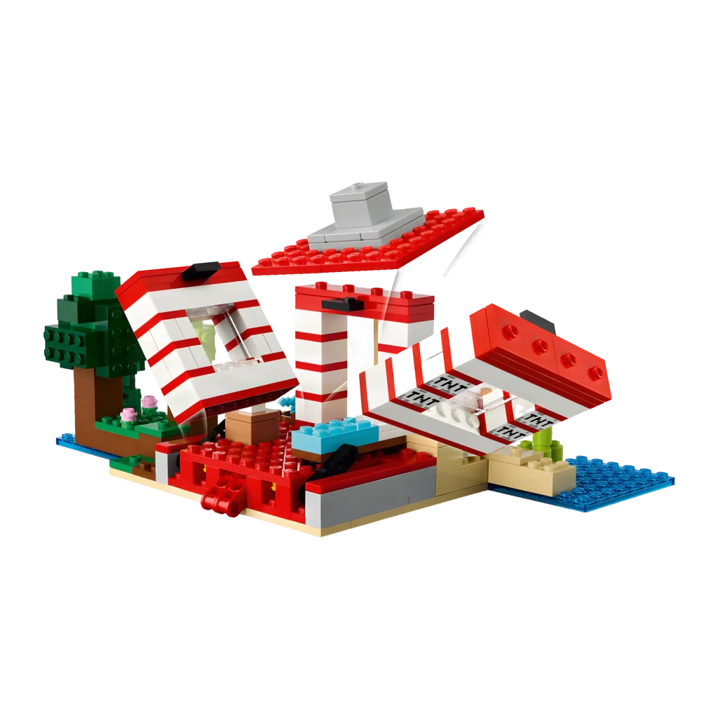 LEGO Minecraft 21275 La Casa TNT de la Jungla marron - vista principal - Ítem2