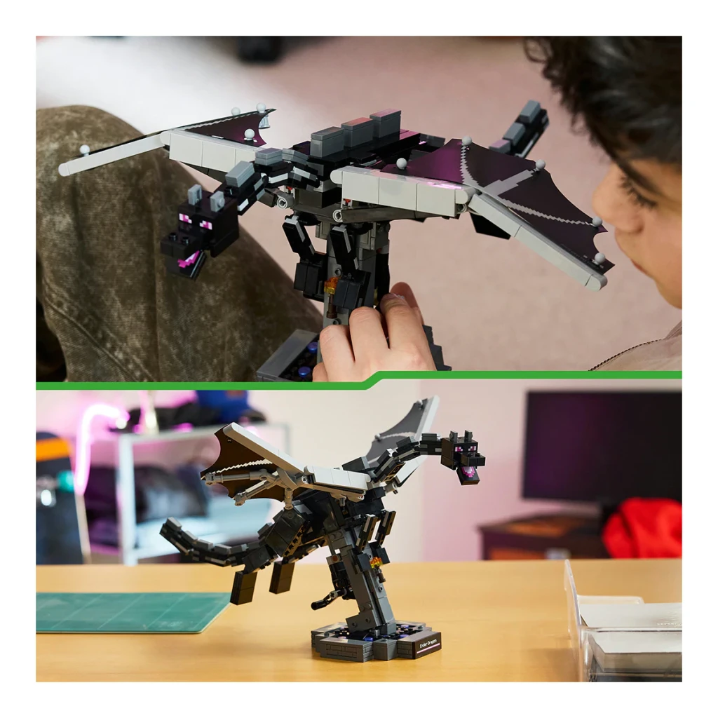 LEGO Minecraft 21595 El Dragón del Fin negro - vista principal - Ítem4