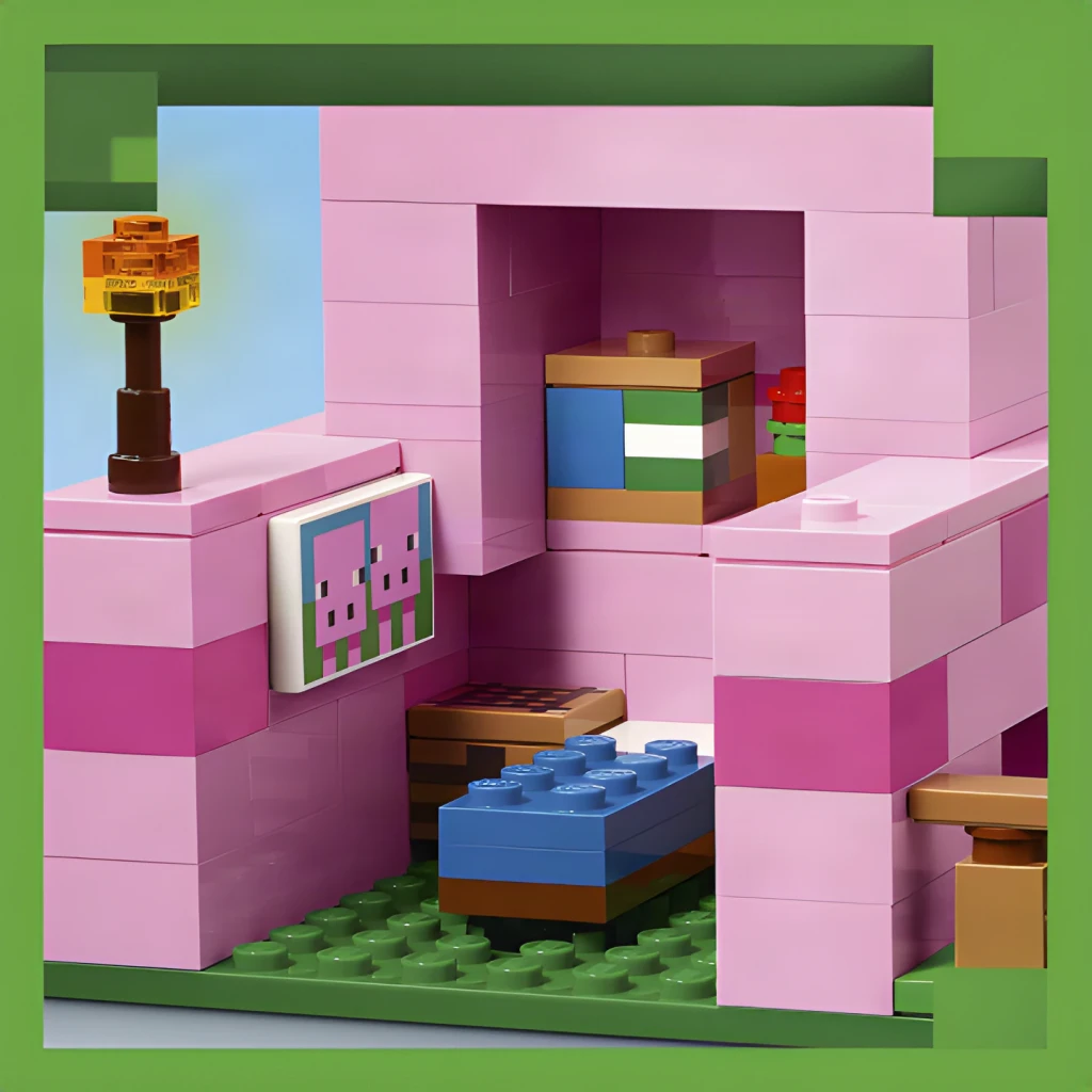 LEGO Minecraft 21268 La Casa del Cerdito - vista principal - Ítem2