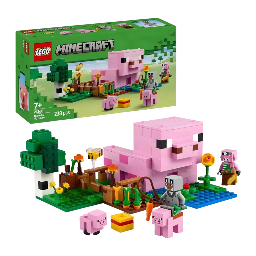LEGO Minecraft 21268 La Casa del Cerdito - vista principal - Ítem1