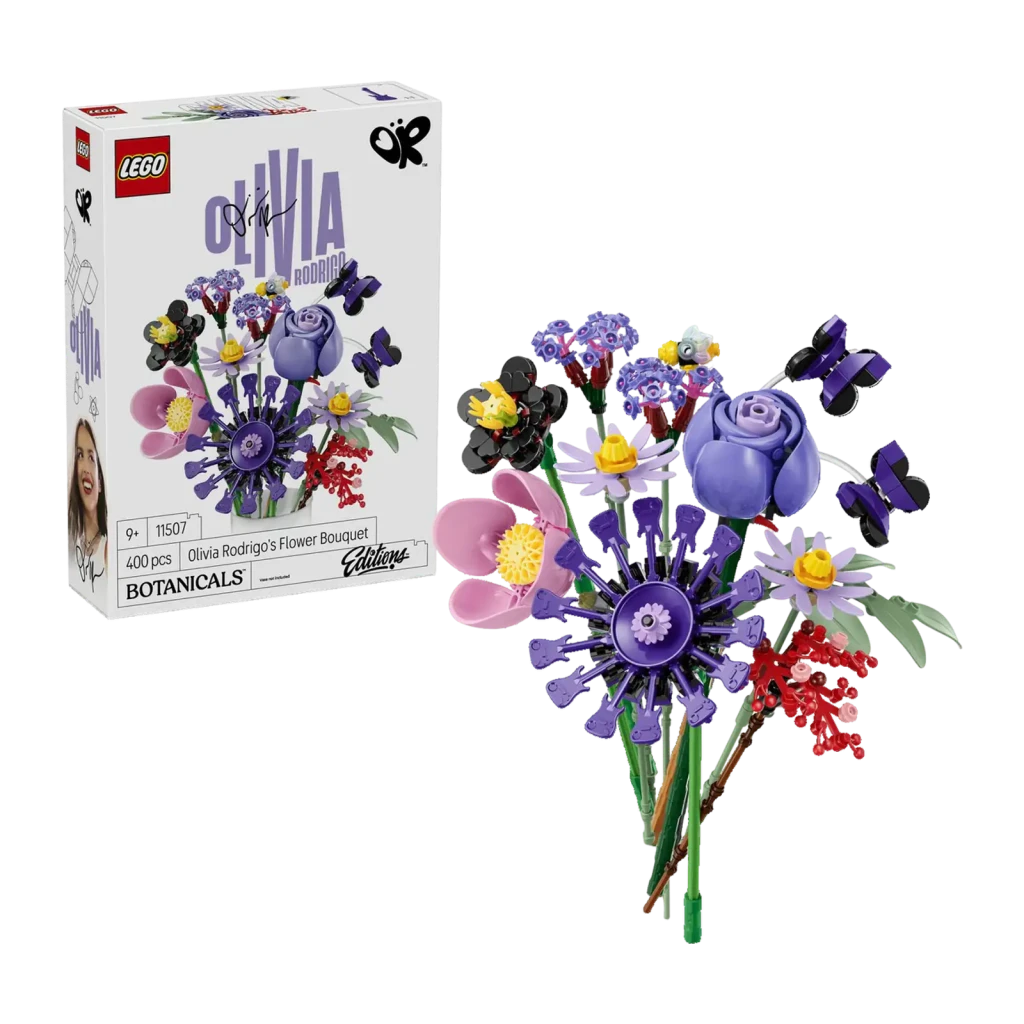 LEGO Botanicals 11507 El Ramo de Flores de Olivia Rodrigo tonos morados, rosas y rojos - vista principal - Ítem1