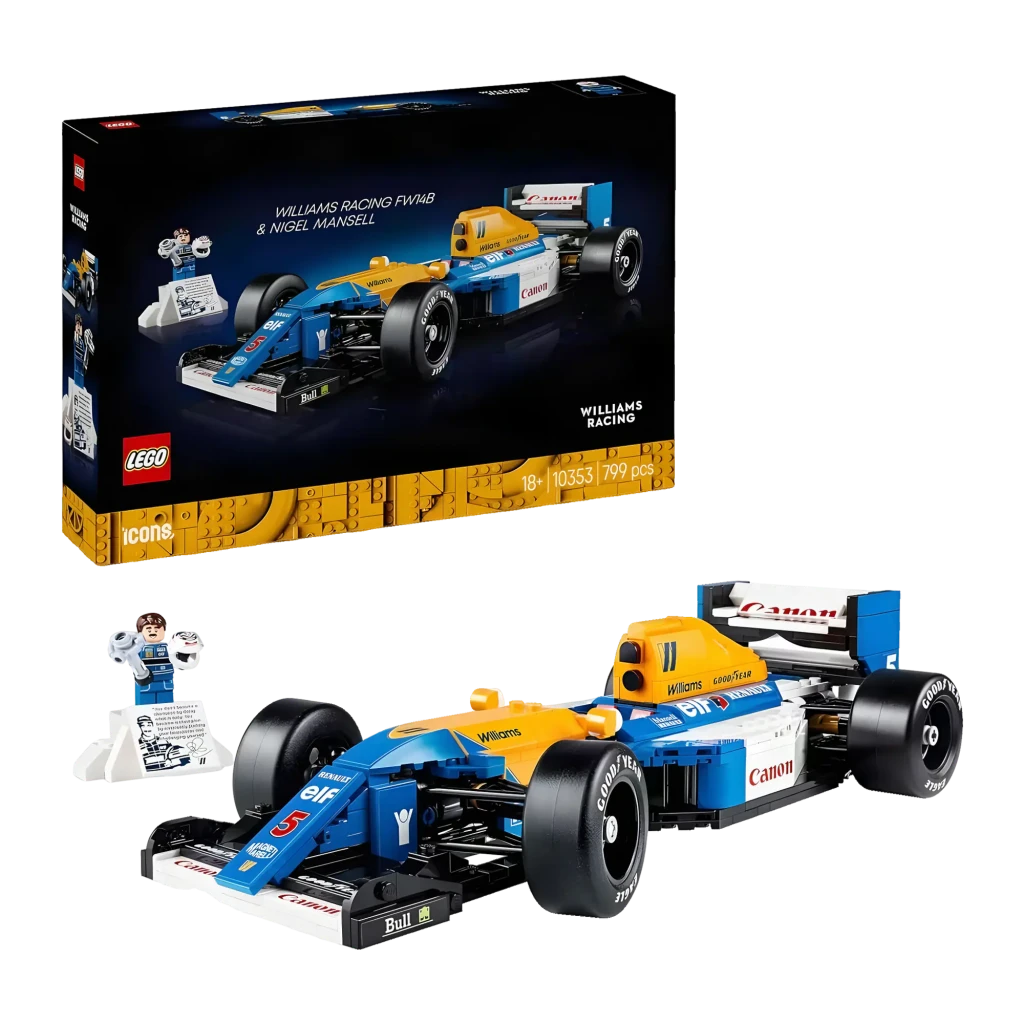 LEGO Set de Construcción Icons 10353 Williams Racing FW14B con Nigel Mansell multicolor - vista principal - Ítem3