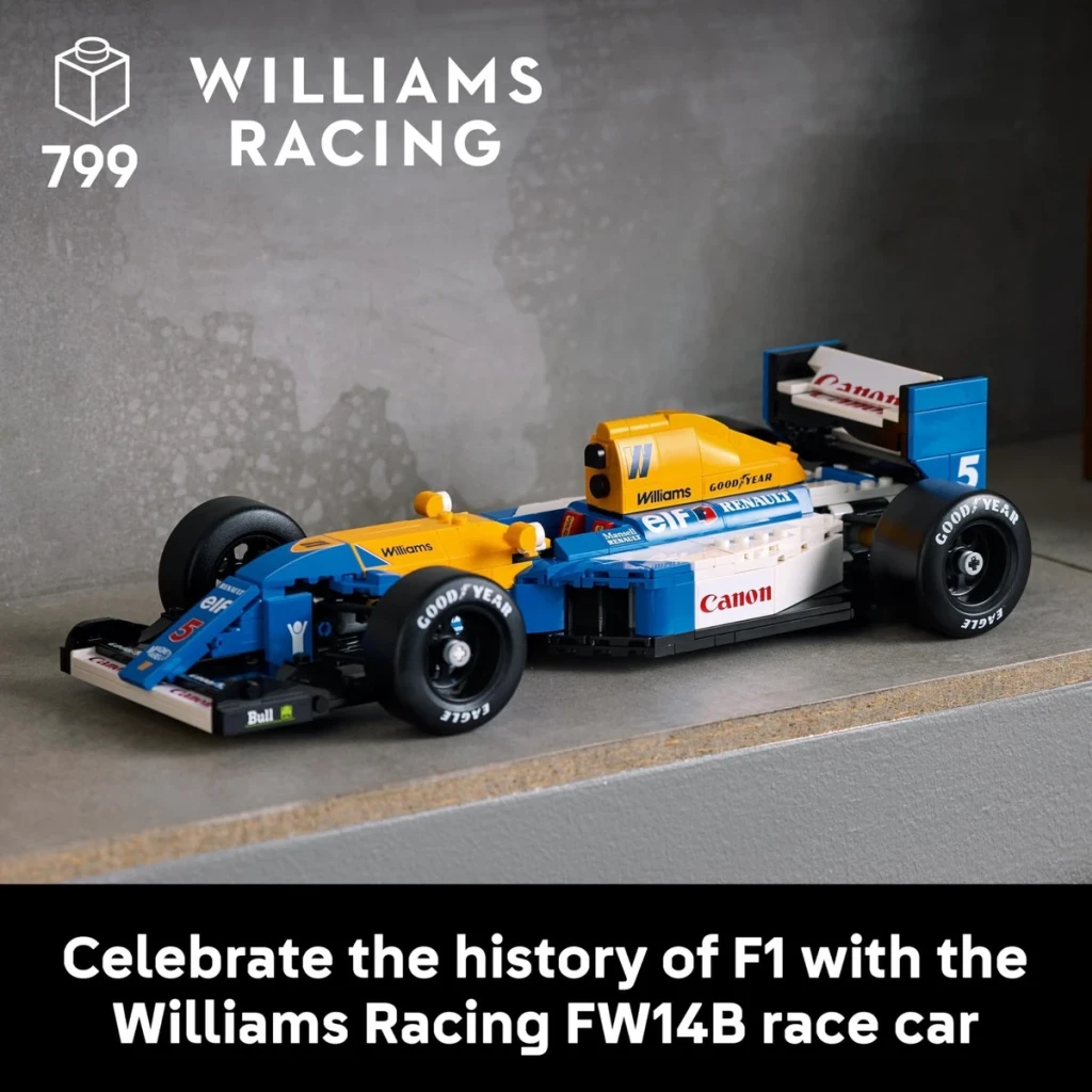 LEGO Set de Construcción Icons 10353 Williams Racing FW14B con Nigel Mansell multicolor - vista principal - Ítem10