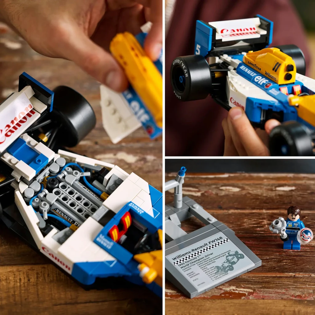 LEGO Set de Construcción Icons 10353 Williams Racing FW14B con Nigel Mansell multicolor - vista principal - Ítem9