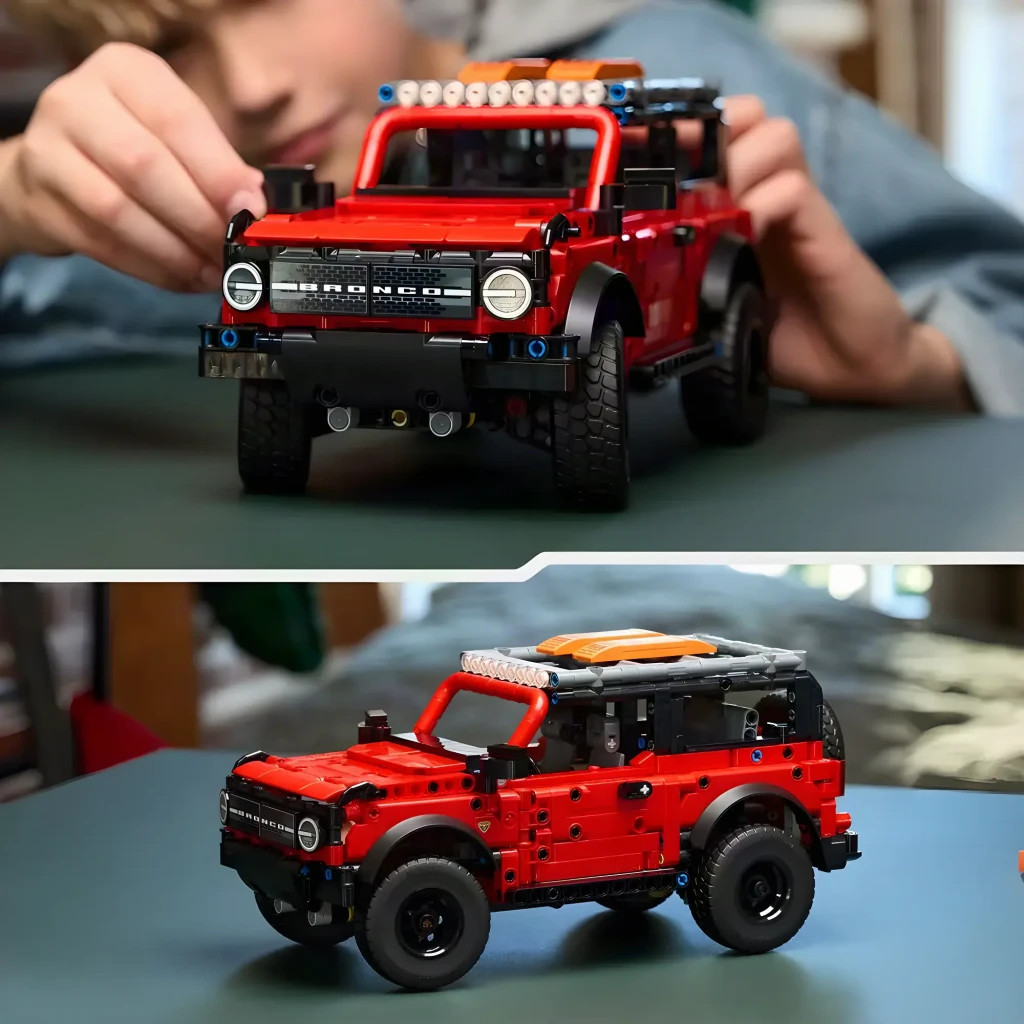 LEGO Technic 42213 Ford Bronco Off-Roader rojo con detalles en negro - vista principal - Ítem2