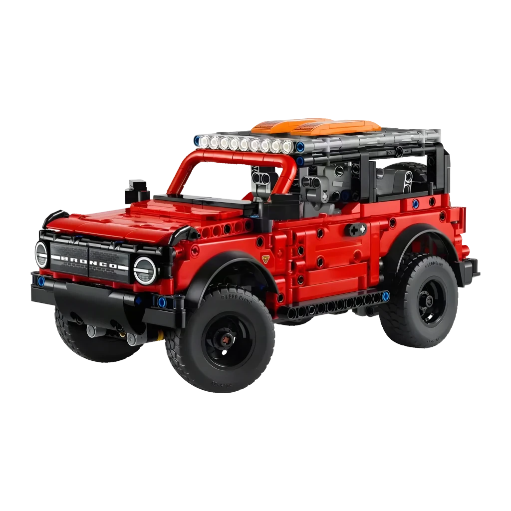 LEGO Technic 42213 Ford Bronco Off-Roader rojo con detalles en negro - vista principal - Ítem1