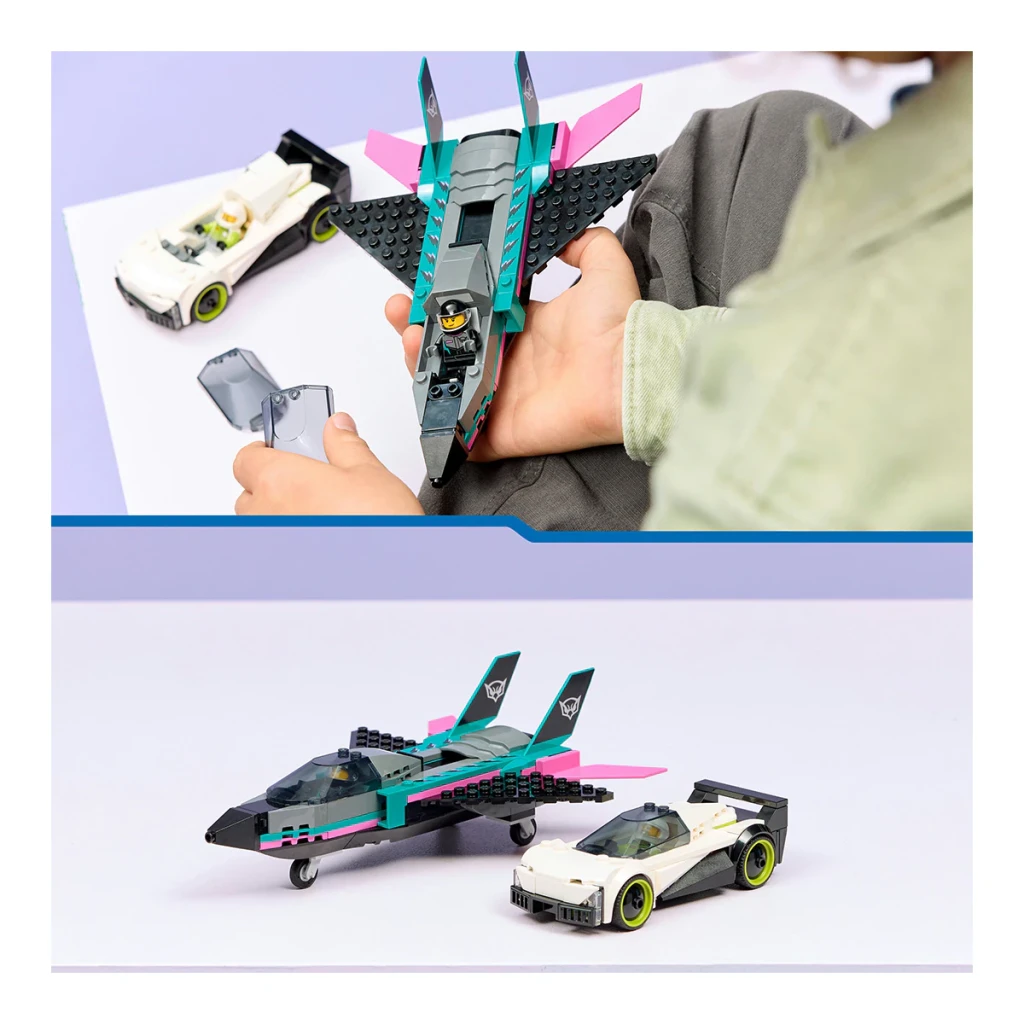 LEGO City 60489 Jet Plane vs. Race Car - vista principal - Ítem5