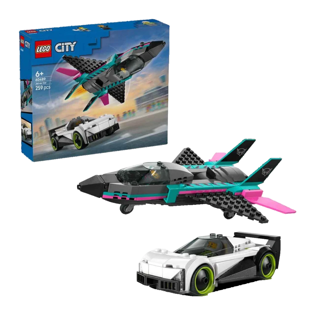 LEGO City 60489 Jet Plane vs. Race Car - vista principal - Ítem2