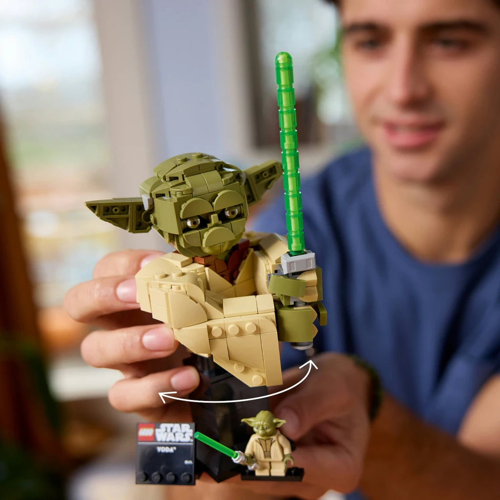 LEGO Star Wars 75438 Busto de Yoda - vista principal - Ítem3