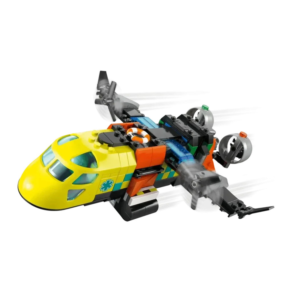 LEGO Set City 60505 Avión, Vehículo de Mantenimiento y Aerodeslizador - detalle