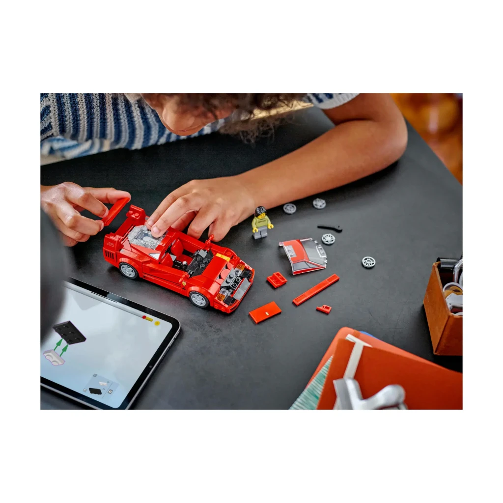 LEGO Speed Champions Ferrari F40 Supercar 76934 rojo - vista principal - Ítem4