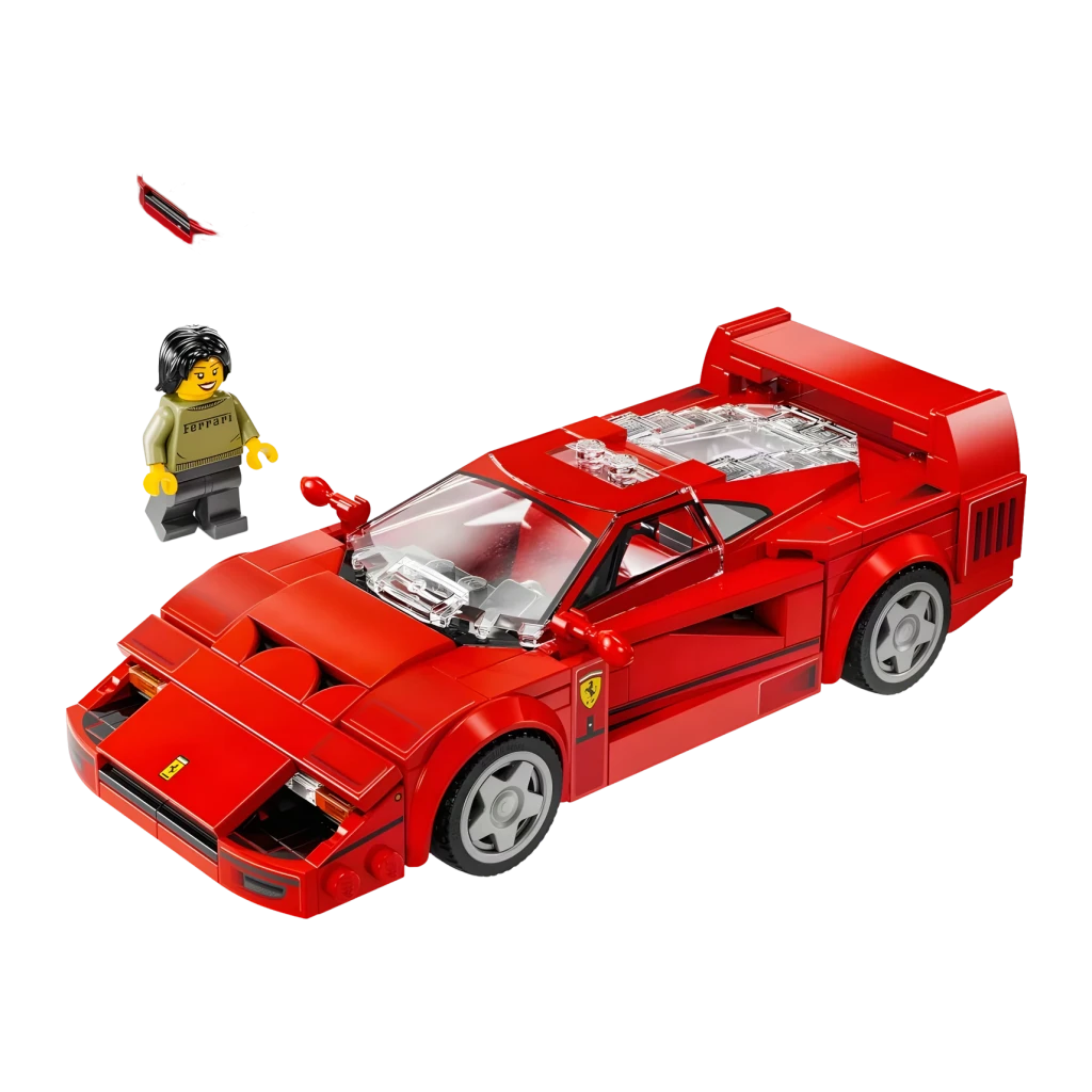 LEGO Speed Champions Ferrari F40 Supercar 76934 rojo - vista principal - Ítem1