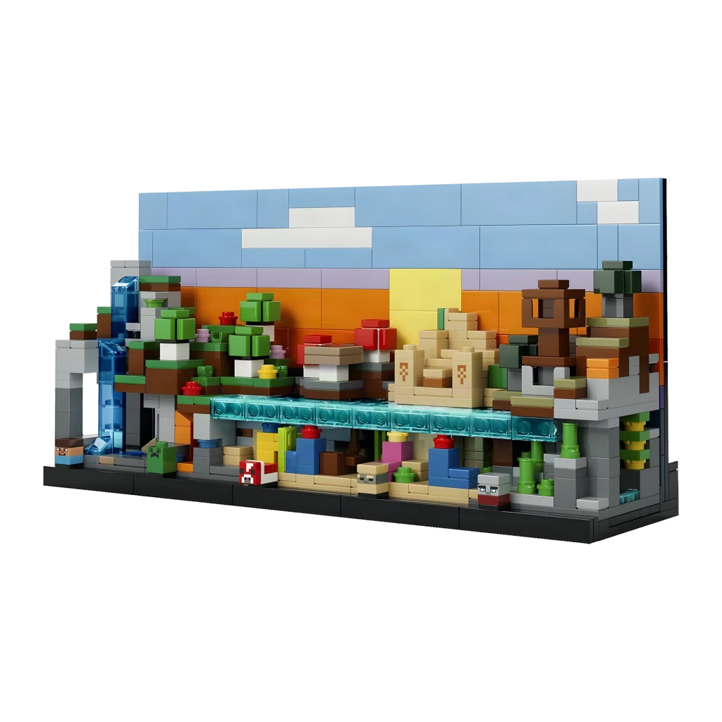 LEGO Set de construcción Minecraft Mini-Biome 21589 - vista principal - Ítem1