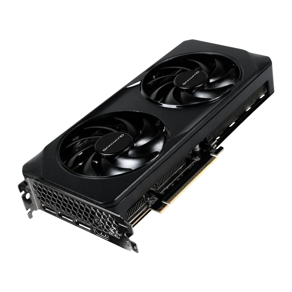 Gainward GeForce RTX 5060 Ghost 8GB negra, kit tarjeta y caja: ventiladores frontales visibles, caja con logo Ghost - Ítem1