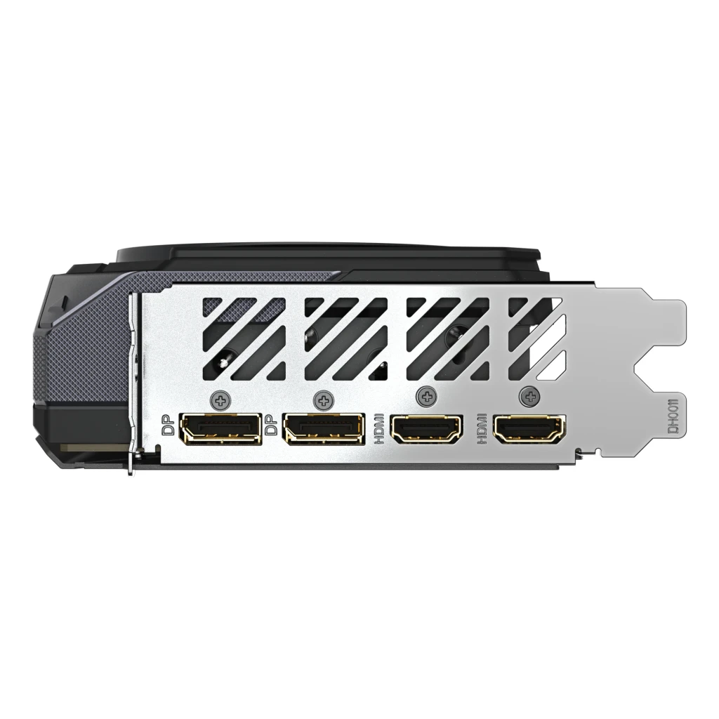 Gigabyte Radeon RX 9070 Gaming OC 16GB noir, kit avec boîte: carte graphique à côté de la boîte AMD Radeon RX 9070 orange - Ítem7