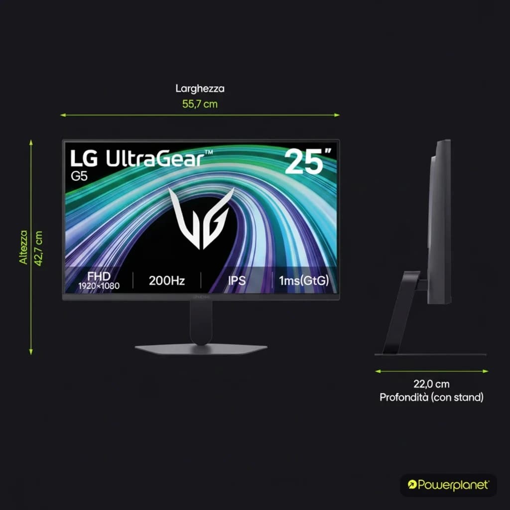 Monitor Gaming LG UltraGear 25 pulgadas 25G523B IPS FHD 200Hz HDR10 - promoción