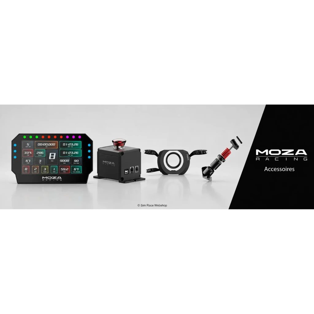 Moza Racing SR-P Accessory Kit for SRP pedal negro, naranja, rojo - el kit incluye 3 piezas (muelles y bloque amortiguador)