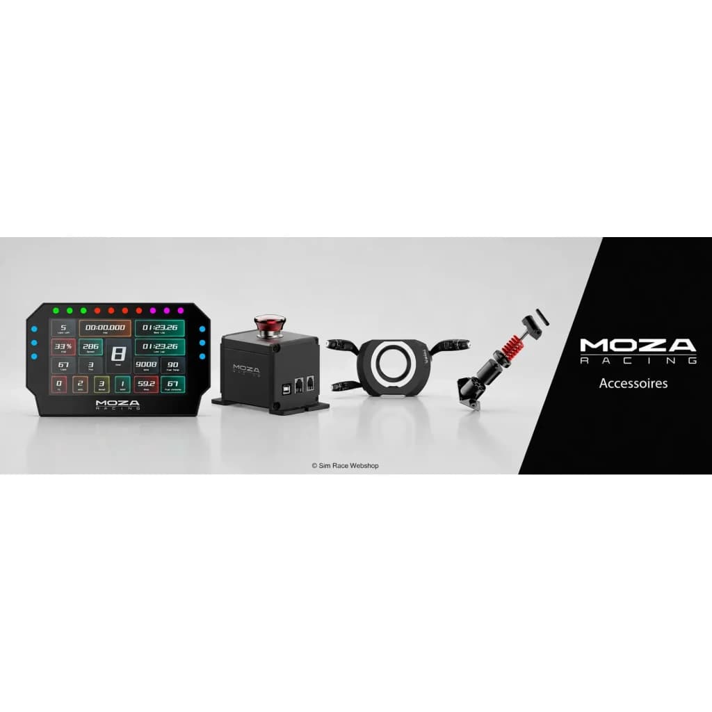 Moza Racing SR-P Accessory Kit for SRP pedal negro, naranja, rojo - el kit incluye 3 piezas (muelles y bloque amortiguador)