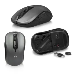 Ewent Kit teclado y ratón inalámbrico EW3272 QWERTY Español Negro - détail
