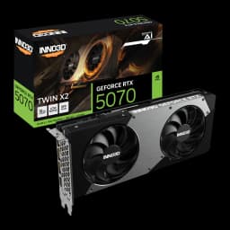 Inno3D Tarjeta Gráfica GeForce RTX 5070 Twin X2 OC 12 GB GDDR7 - vista principal