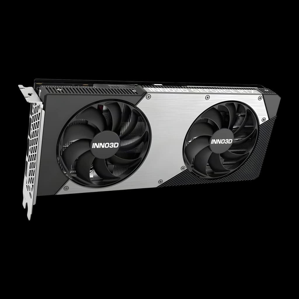 Inno3D Tarjeta Gráfica GeForce RTX 5070 Twin X2 OC 12 GB GDDR7 - procesador gráfico = GeForce RTX 5070 con 6144 núcleos CUDA