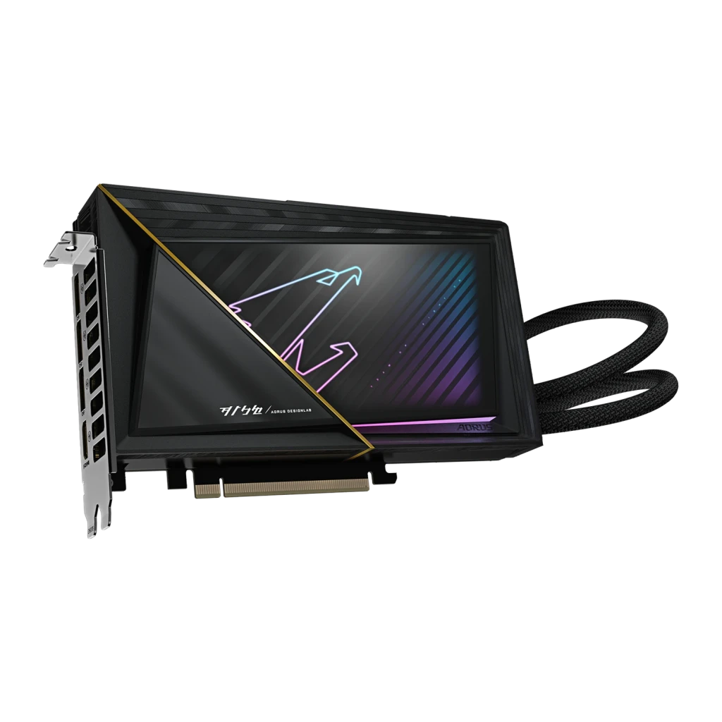 Gigabyte Tarjeta Gráfica Aorus GeForce RTX 5080 Xtreme Waterforce 16 GB GDDR7 negro - memoria = 16 GB GDDR7 a 256 bit, 30